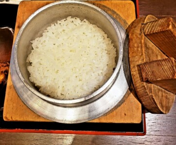 美味しく炊けたご飯